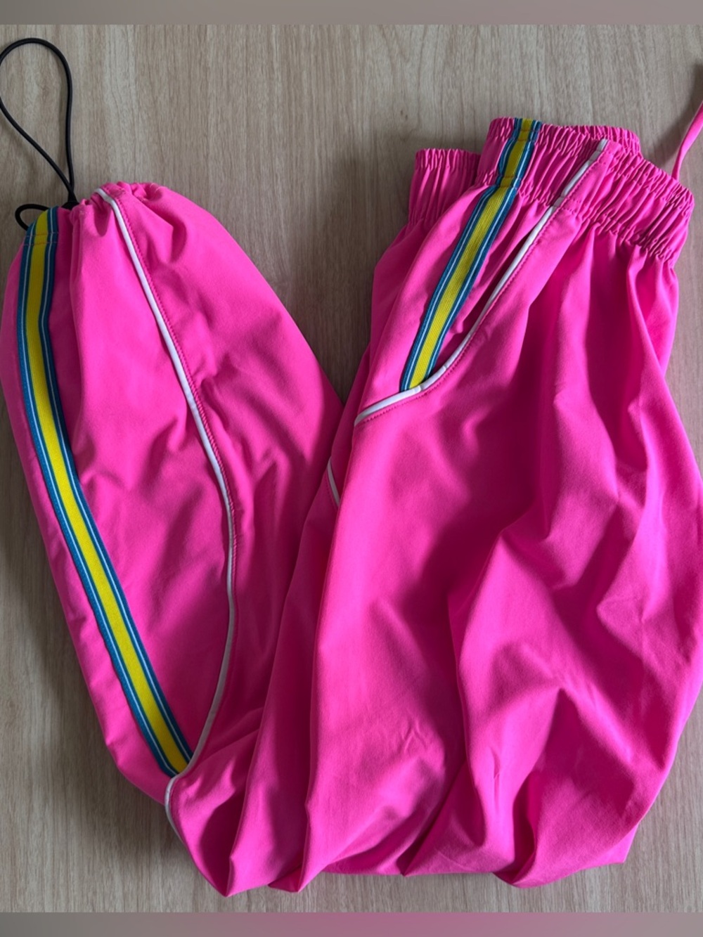 Tiger Friday disconnect wide leg joggers- hot punk size CXL - Picture 6 of 8